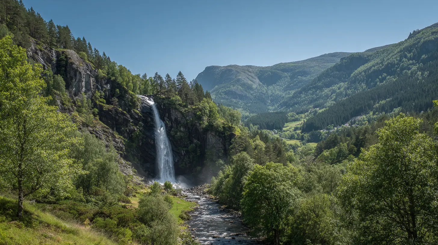 Steinsdalsfossen Waterfall